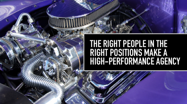 The Right People in the Right Positions Make a High-Performance Agency