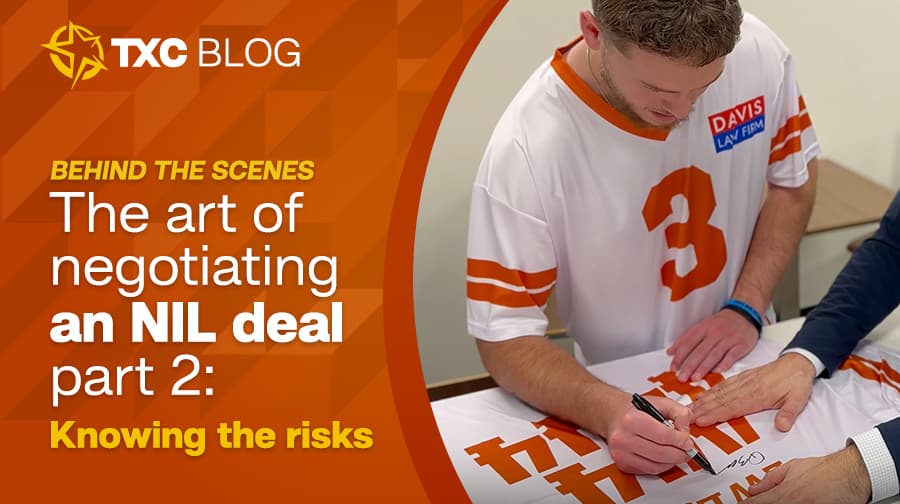 Negotiating NIL Sponsorship Deals with College Athletes: Part Two Negotiating NIL Sponsorship Deals with College Athletes: Part Two
