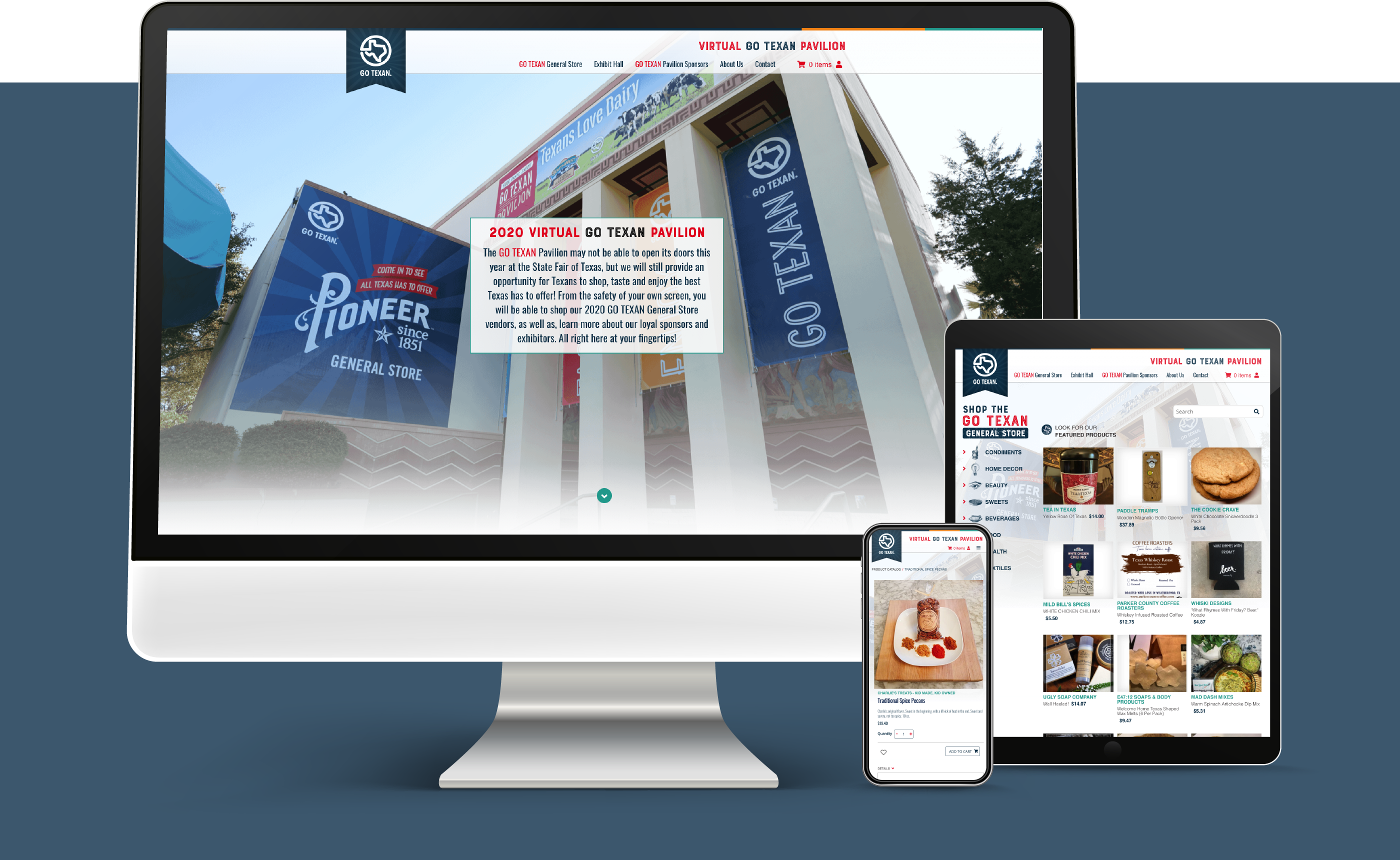 2020 Virtual Go Texan Pavilion Website
