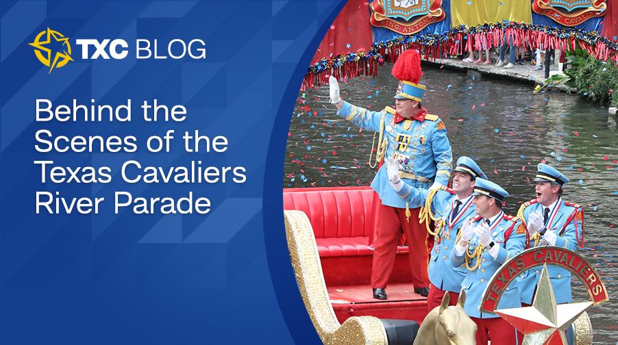 Behind the Scenes of the Texas Cavaliers River Parade Behind the Scenes of the Texas Cavaliers River Parade